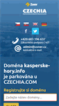 Mobile Screenshot of kasperske-hory.info
